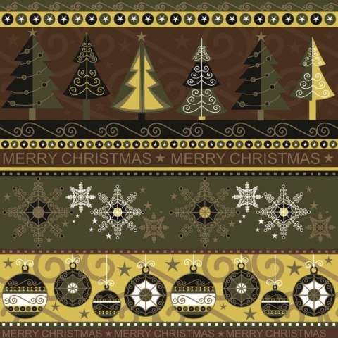 Serwetki gwiazdka mix bibuła [mm:] 330x330 Pol-mak (Sd GW)