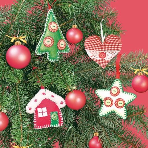 Serwetki gwiazdka mix bibuła [mm:] 330x330 Pol-mak (Sd GW)