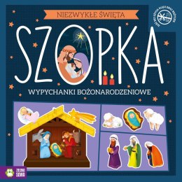 Książeczka edukacyjna Zielona Sowa Niezwykłe Święta. Szopka. Wypychanki