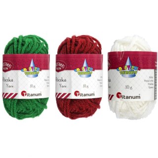 Włóczka Craft-Fun Series XMAS 3 kol. Titanum (439994)