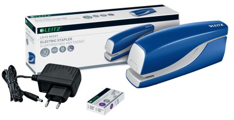 Zszywacz elektryczny Leitz Nexxt Series niebieski 10k. plastik (55320035) Zszywacz elektryczny Leitz Nexxt Series niebieski 10k. plastik (55320035)