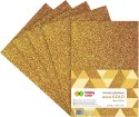 Arkusz piankowy Happy Color kolor: złoty 5 ark. [mm:] 210x297 (HA 7132 2030-11)