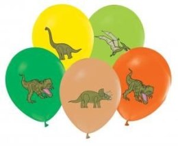 Balon gumowy Godan dinozaury mix 12cal (GZ-DIN5)