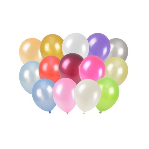 Balon gumowy metalizowany 12 szt mix 260mm 10cal Arpex (K2748)