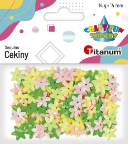 Cekiny Titanum Craft-Fun Series kwiatki mix 14g (CK053)