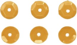Cekiny Titanum Craft-Fun Series okrągłe 7mm żółty ciemny 14g