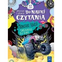 Książeczka edukacyjna Wyrazy i zdania do nauki czytania. Duże litery. Monster trucki. Ciekawostki dla dzieci. Aksjomat