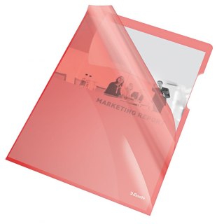 Ofertówka A4 kolor: czerwony typu L 150 mic. Esselte (55433)