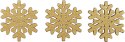 Ozdoba drewniana Titanum Craft-Fun Series Śnieżynki (WDC858)