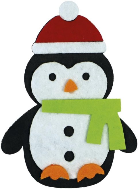 Ozdoba filcowa Titanum Craft-Fun Series pingwiny (EA531) Ozdoba filcowa Titanum Craft-Fun Series pingwiny (EA531)