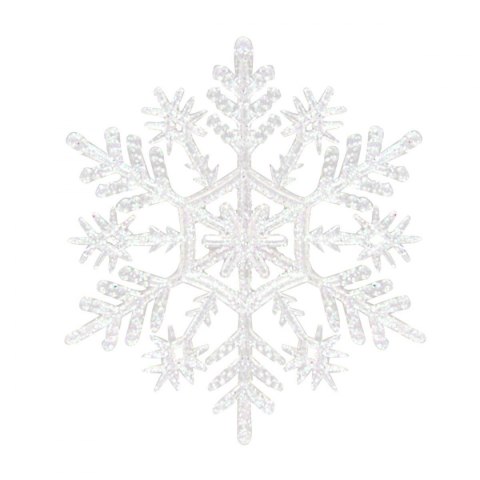 Ozdoba akrylowa Śnieżynki akrylowe (6 szt.) Arpex (BN1186)