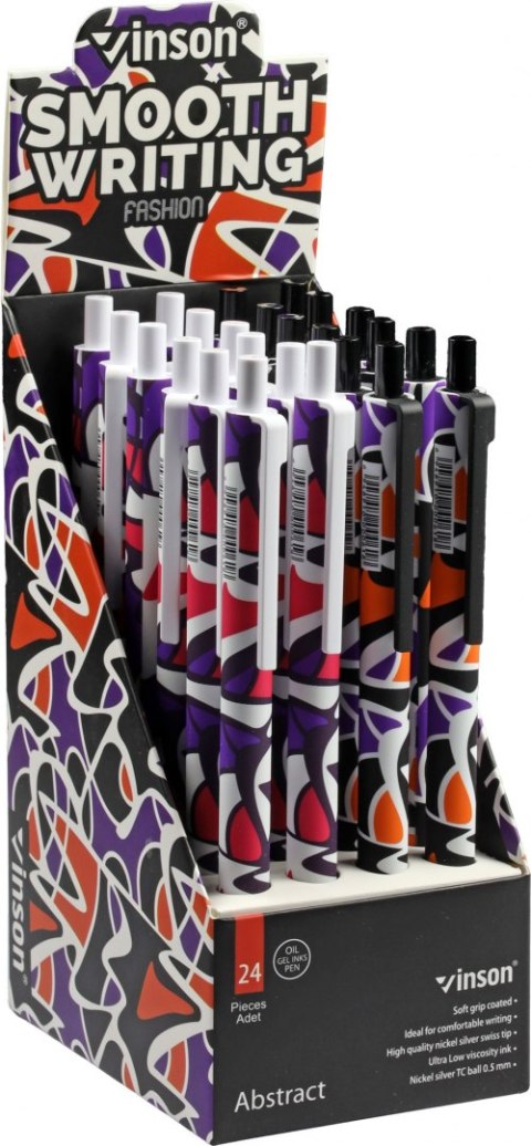 Długopis olejowy ABSTRACT F1 ABSTRAKCYJNE WZORKI wkład niebieski 0,7mm Vinson