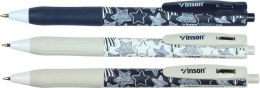 Długopis olejowy Vinson STAR 508 GWIAZDA niebieski 0,7mm