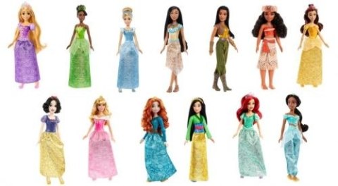 Lalka Disney księżniczka mix wzorów [mm:] 290 Mattel (HLW02)