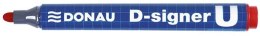 Marker permanentny Donau D-Signer, czerwony 2,0-4,0mm okrągła końcówka (7371001-04PL)