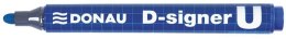 Marker permanentny Donau D-Signer, niebieski 2,0-4,0mm okrągła końcówka (7371001-10PL)