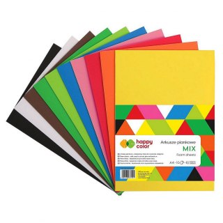 Arkusz piankowy kolor: mix 10 ark. [mm:] 200x300 Happy Color (HA 7130 2030-MIX)