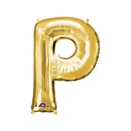Balon foliowy Amscan litera P złota 16cal (3304301)