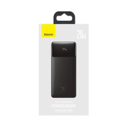 Baseus Power bank Bipow 20000mAh | 2xUSB | USB-C | 20W | czarny