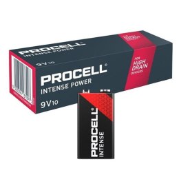 Bateria Duracell alkaliczna 6LR61 9V Procell Intense - 10 sztuk