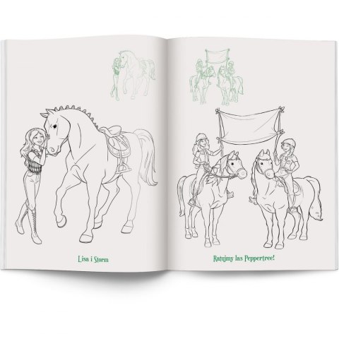 Książka dla dzieci Ameet Horse Club Kolorowanka z Naklejkami (Nak-8401) Książka dla dzieci Ameet Horse Club Kolorowanka z Naklejkami (Nak-8401)