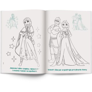 Książka dla dzieci Kraina lodu. Kolorowanka z Naklejkami Ameet