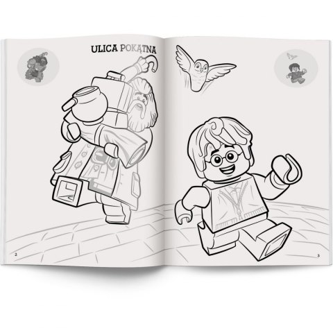 Książka dla dzieci Ameet LEGO® Harry Potter Kolorowanka z Naklejkami (NA-6402) Książka dla dzieci Ameet LEGO® Harry Potter Kolorowanka z Naklejkami (NA-6402)