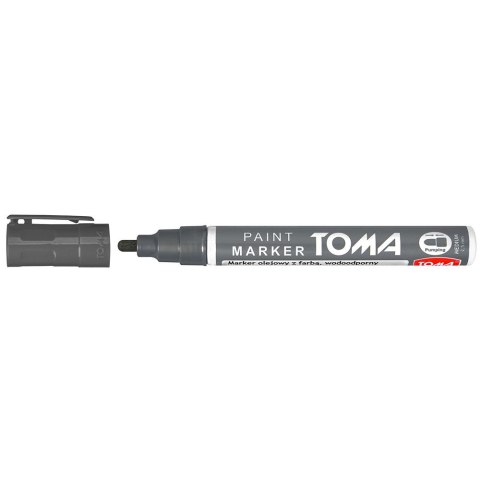 Marker olejowy wkład szary 2,5mm okrągła końcówka Toma (to-40)