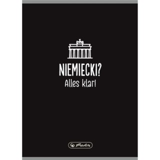 Zeszyt A5 Jęz. Niemiecki 9577396 60k. krata Herlitz (400197994)