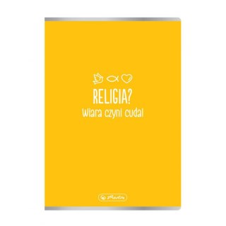 Zeszyt A5 Religia 9577446 60k. krata Herlitz (400198001)