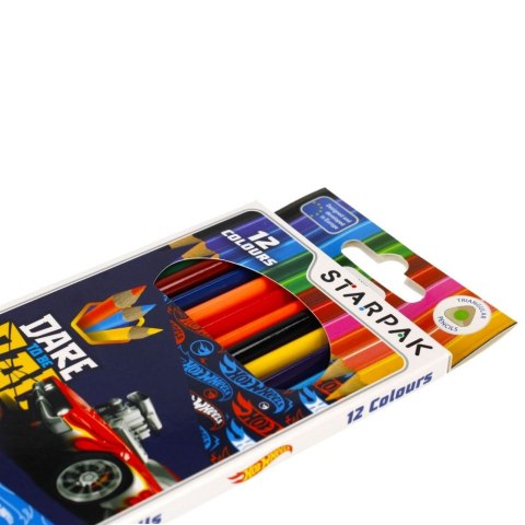 Kredki ołówkowe Starpak Hot Wheels St 12 kol. (490887) Kredki ołówkowe Starpak Hot Wheels St 12 kol. (490887)