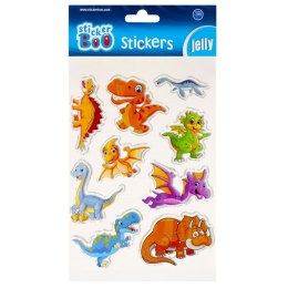 Naklejka (nalepka) S-Boo Jelly Dino Stickerboo (493721)