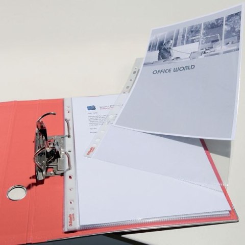 Segregator dźwigniowy No.1 Colour Breeze A4 75mm koralowy Esselte (628431)