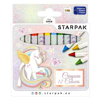 Kredki ołówkowe Unicorn 12 kol. Starpak (490949)