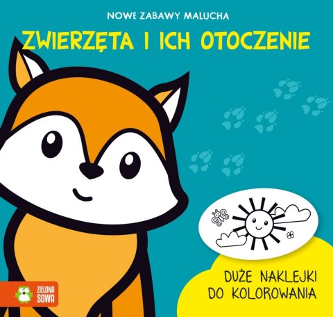 Książeczka edukacyjna Zielona Sowa Zwierzęta i ich otoczenie