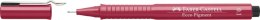 Cienkopis kreślarski Faber Castell Ecco Pigment, czerwony 0,1mm (166121)