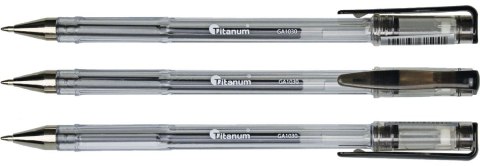 Długopis GA1030 wkład czarny 0,7mm Titanum (GA1030)
