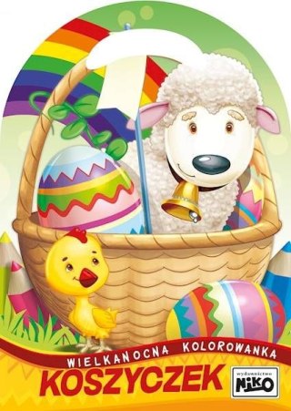 Książeczka edukacyjna Wielkanocna kolorowanka. Koszyczek Niko