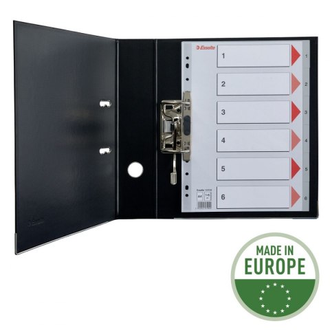 Przekładka numeryczna A4 szara 6k 1-6 Esselte (100104)