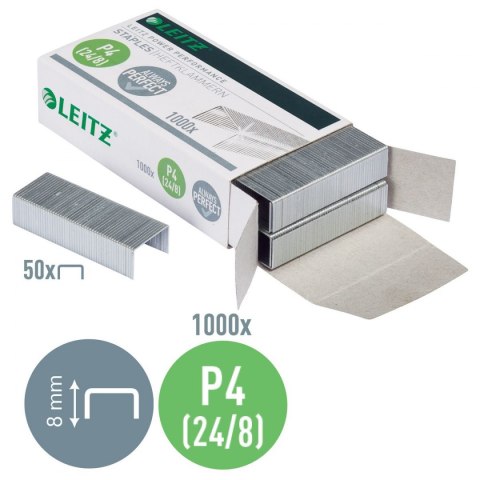 Zszywki 24/8 Leitz 1000 szt (55710000) Zszywki 24/8 Leitz 1000 szt (55710000)