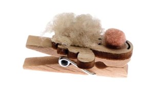 Ozdoba drewniana Craft-Fun Series klamerki z głową owieczki Titanum (22BR1002)