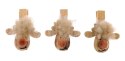 Ozdoba drewniana Titanum Craft-Fun Series klamerki z głową owieczki (22BR1002)