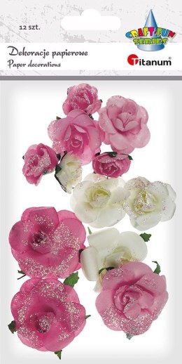 Ozdoba papierowa Titanum Craft-Fun Series kwiatki (22YX0825-12B)