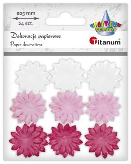 Ozdoba materiałowa Titanum Craft-Fun Series kwiatki (22YX0825-16A)
