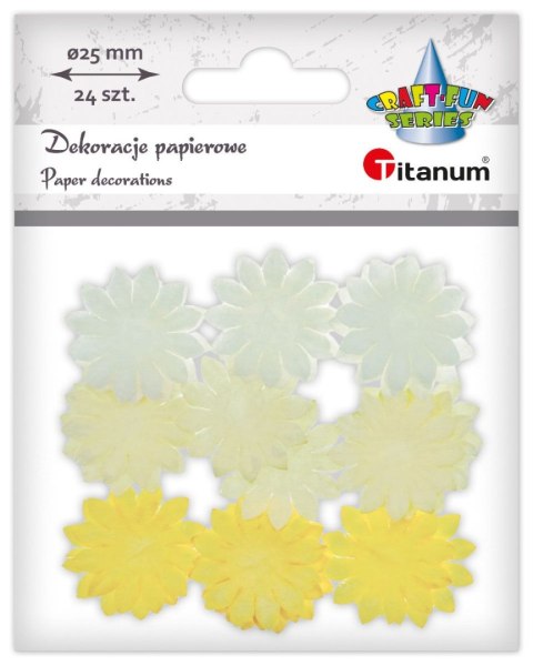 Ozdoba materiałowa Titanum Craft-Fun Series kwiatki (22YX0825-16D)
