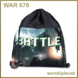 Plecak (worek) na sznurkach Warta Battle (WAR-676)