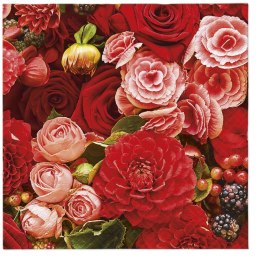 Serwetki Red Bouquet miks bibuła [mm:] 330x330 Paw (TL122400)
