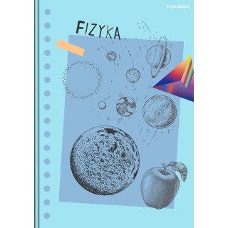 Brulion A5 tematyczny fizyka 80k. 70g krata Top 2000 (400168955)