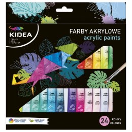 Farby akwarelowe Kidea 6ml 24 kolor. (FAA24KA)