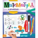 Książeczka edukacyjna Aksjomat Matematyka z pisakiem. Piszę i zmazuję od 7 lat